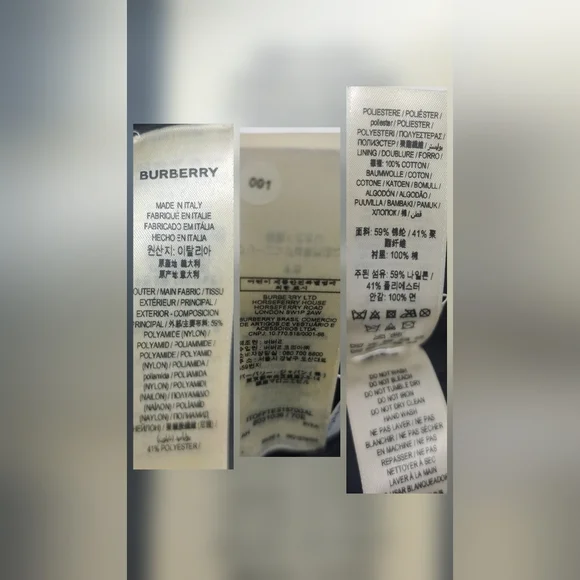 Burberry Men's TB Monogram Nylon Jacquard Bucket Hat Black Italy size Large - Picture 4 of 14